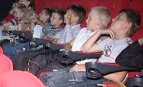 Дети с ограниченными возможностями смогли увидеть мультфильмы на большом экране