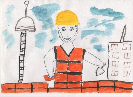 В конкурсе рисунков о работе строителей будут участвовать дети 