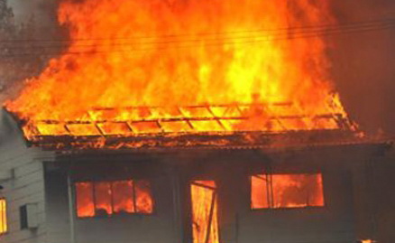 В Добрянском районе двое детей погибли при пожаре 